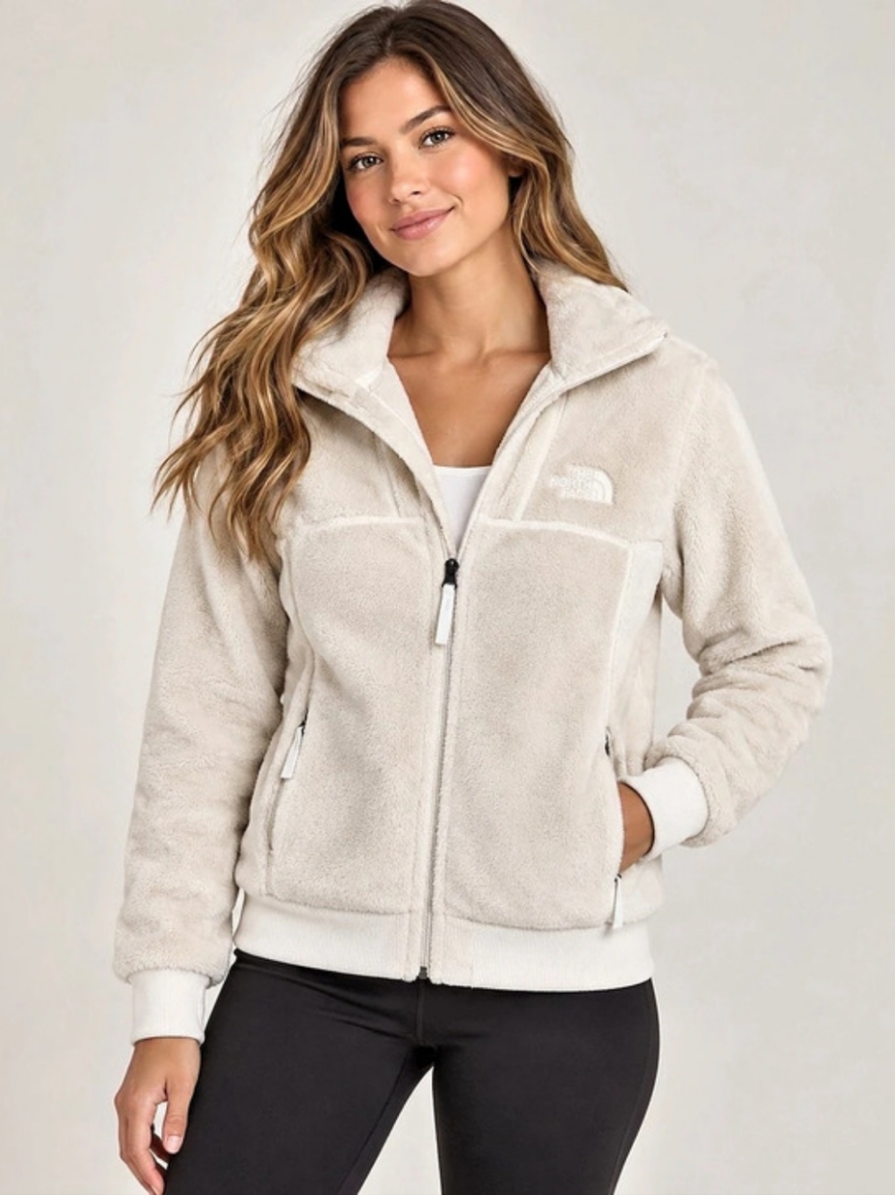 The North Face Extreme Pile Full-Zip Jacket Cream XS